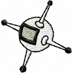 Space Designs Embroidery Design 3